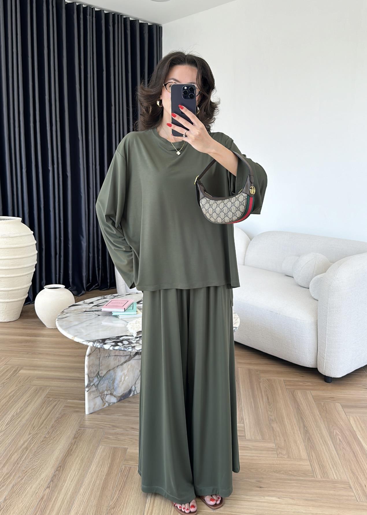 Modal Geniş Paçalı Takım