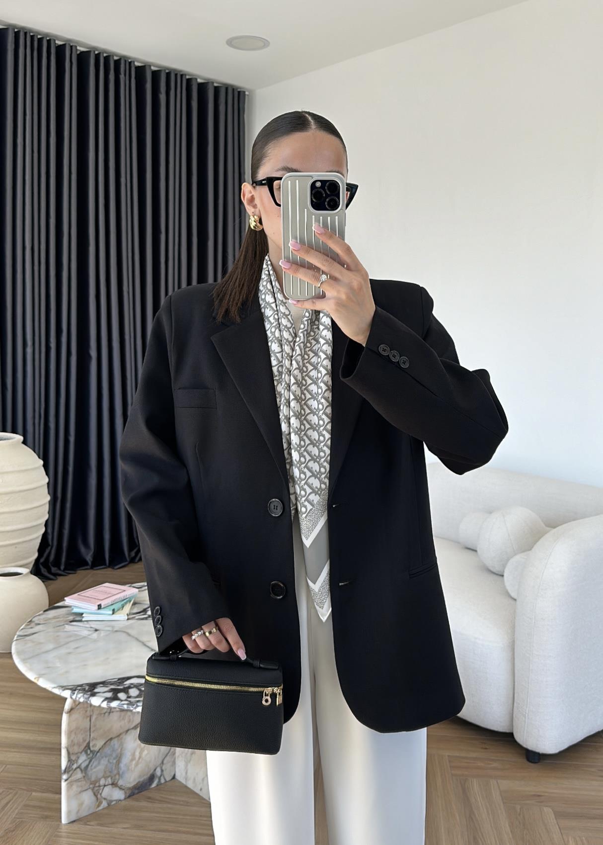 Maya Düz Blazer Ceket