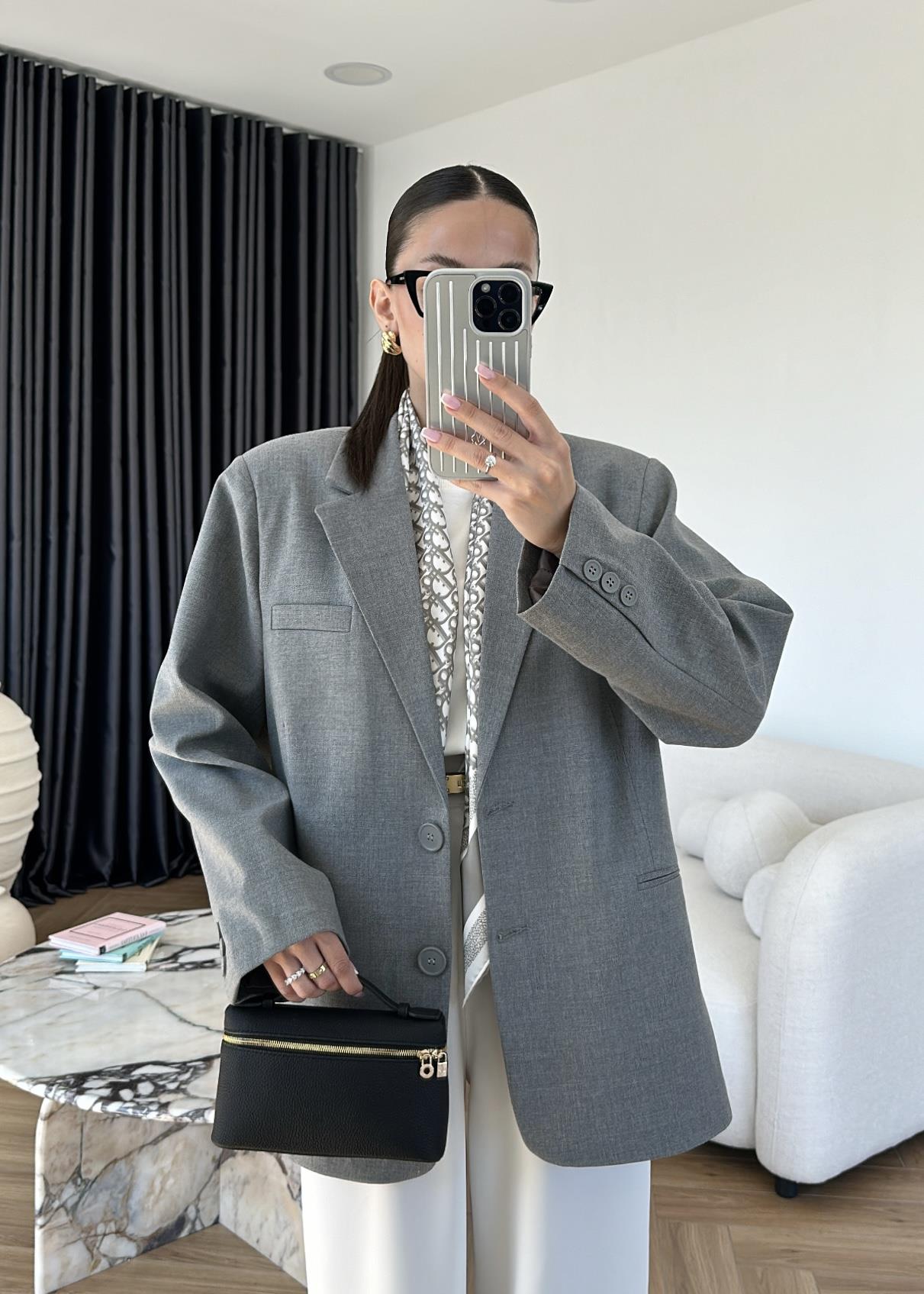 Maya Düz Blazer Ceket