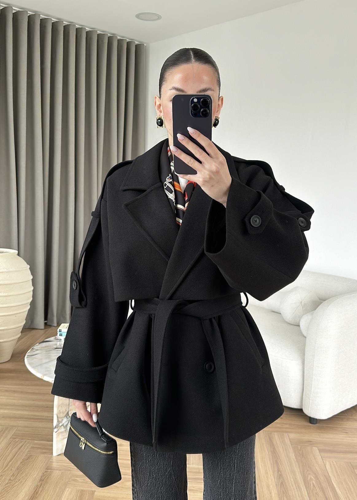 Ara Boy Kaşe Kaban