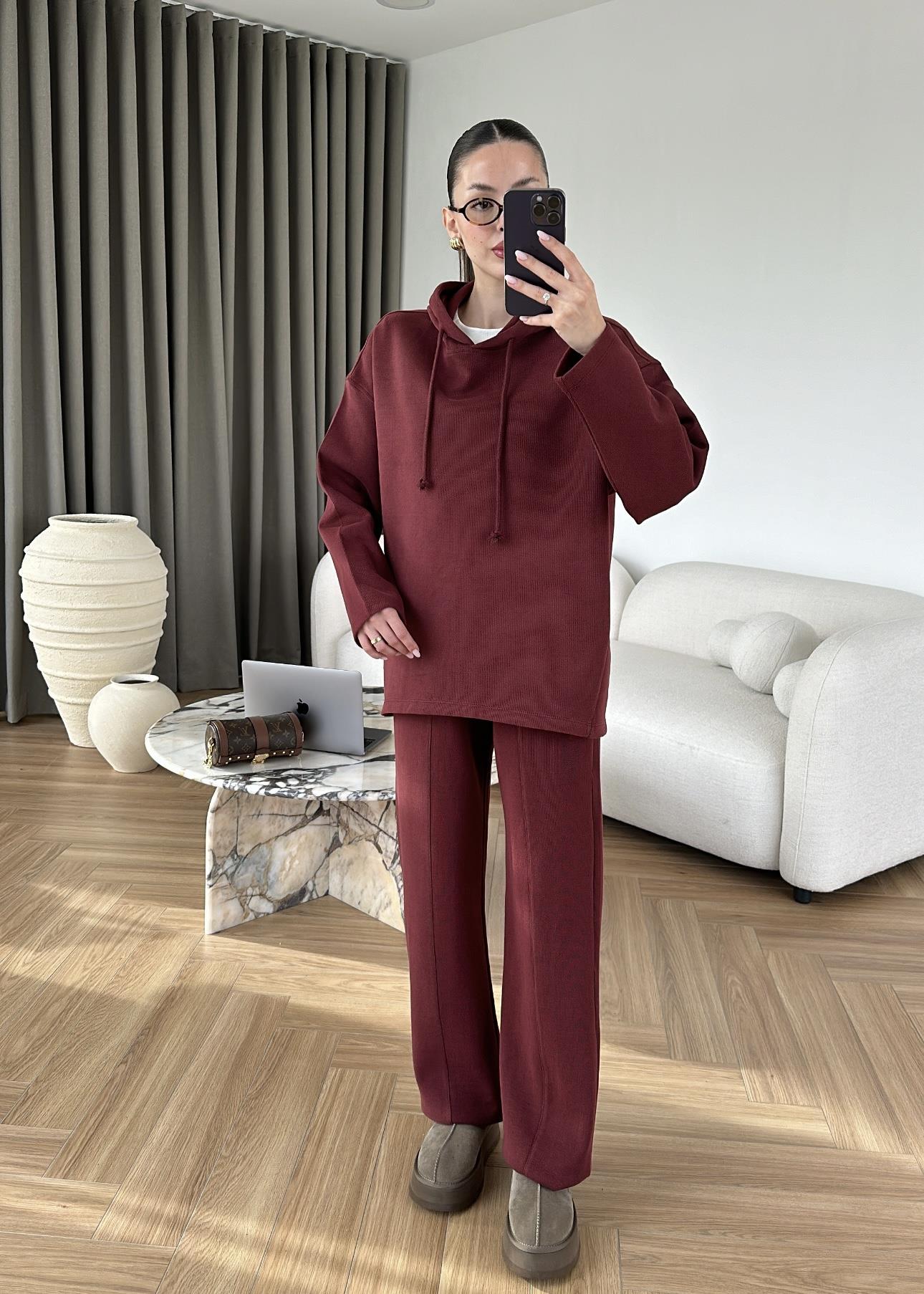 Arkası Uzun Sweat Takım