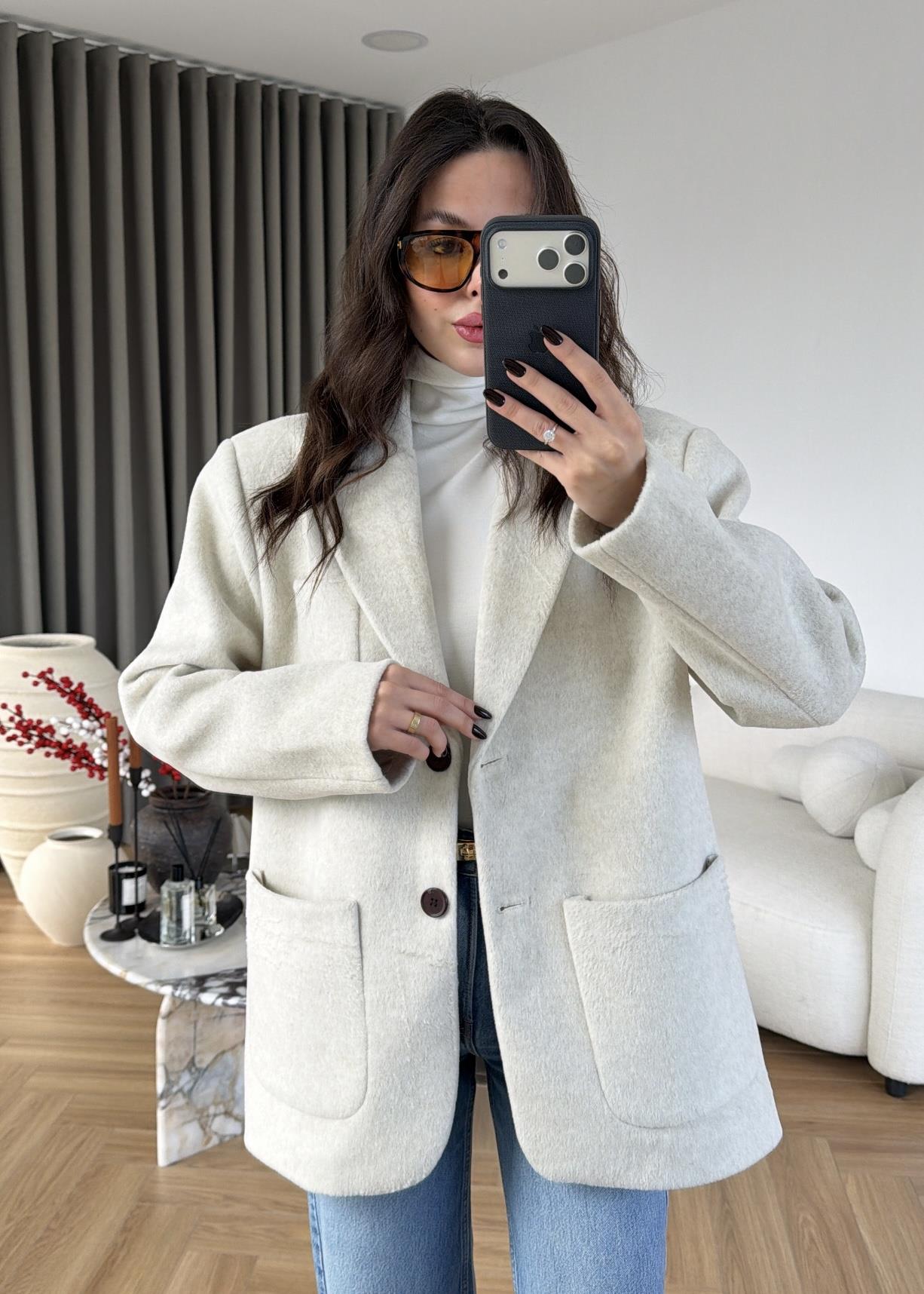 Yün Dokulu Blazer