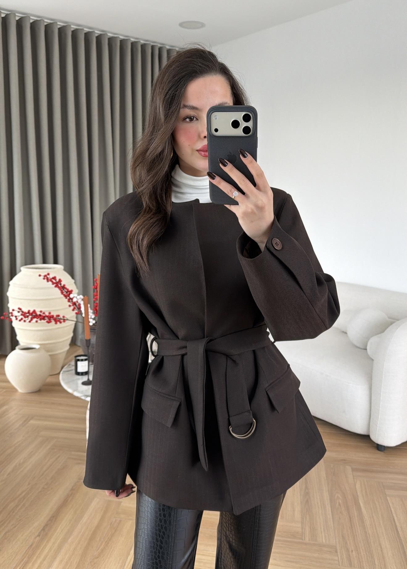 Vibe Kemerli Blazer