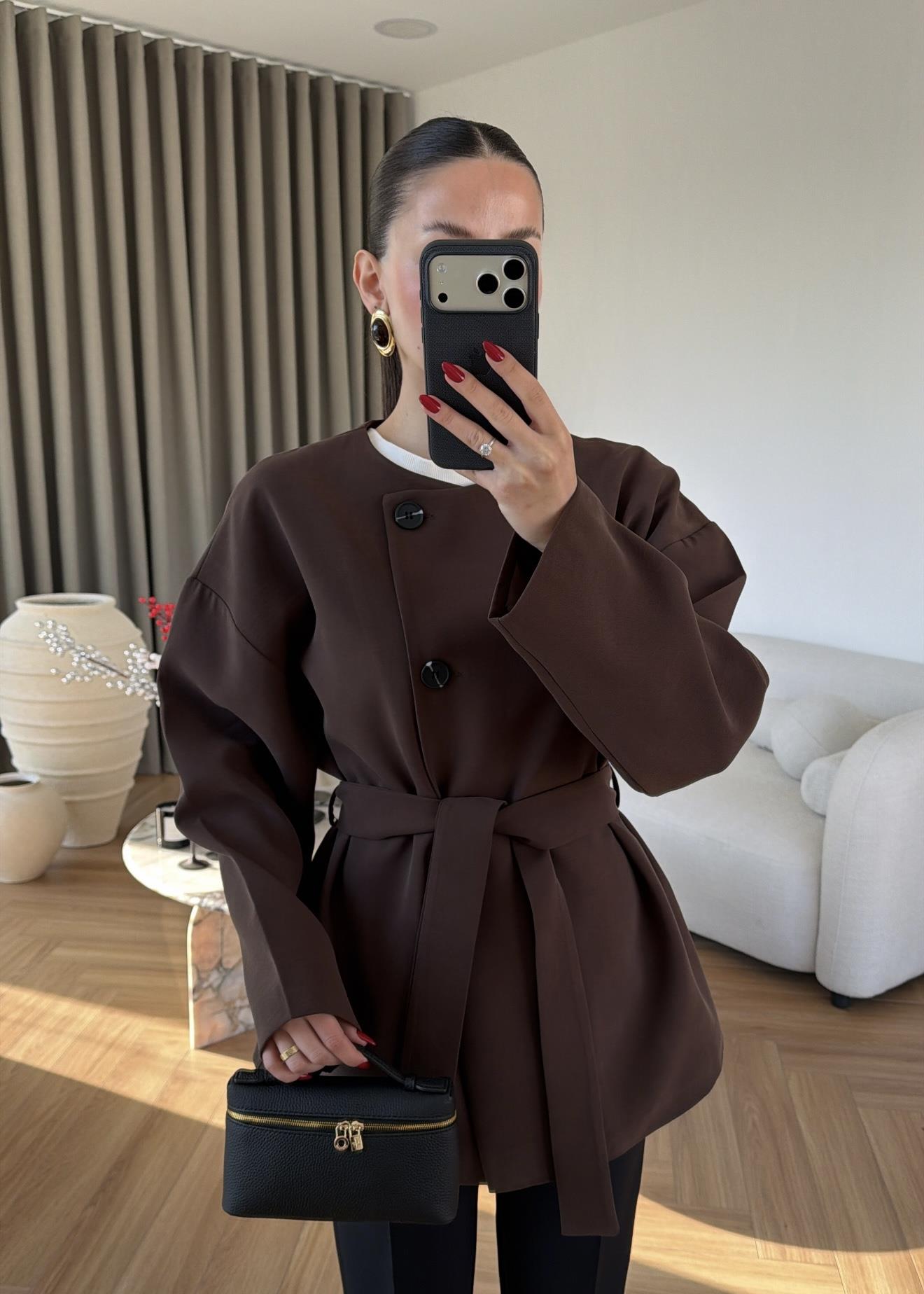 Soft Kemerli Ceket