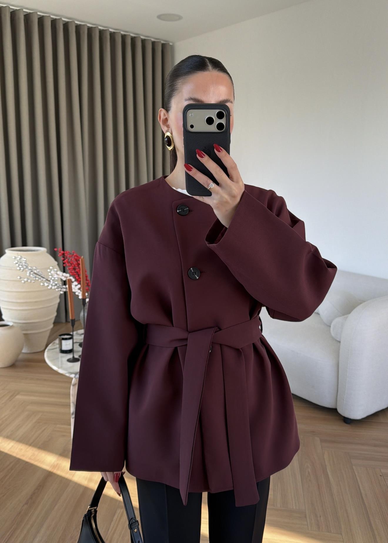 Soft Kemerli Ceket