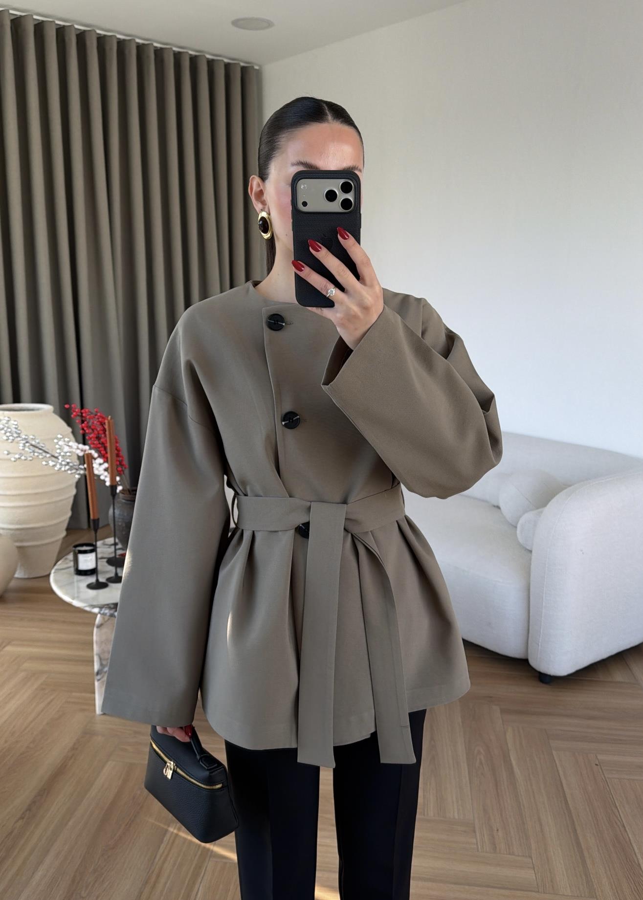 Soft Kemerli Ceket