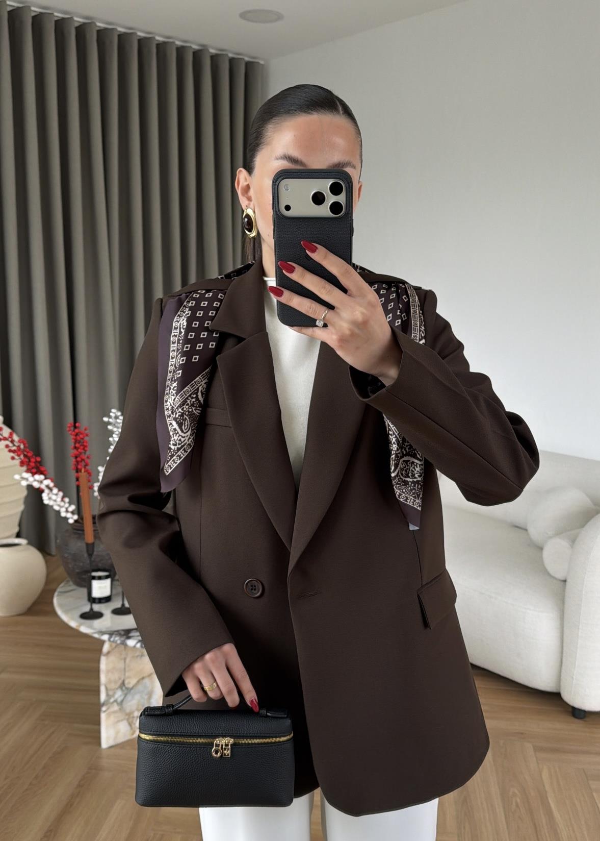 Mason Fularlı Blazer Ceket