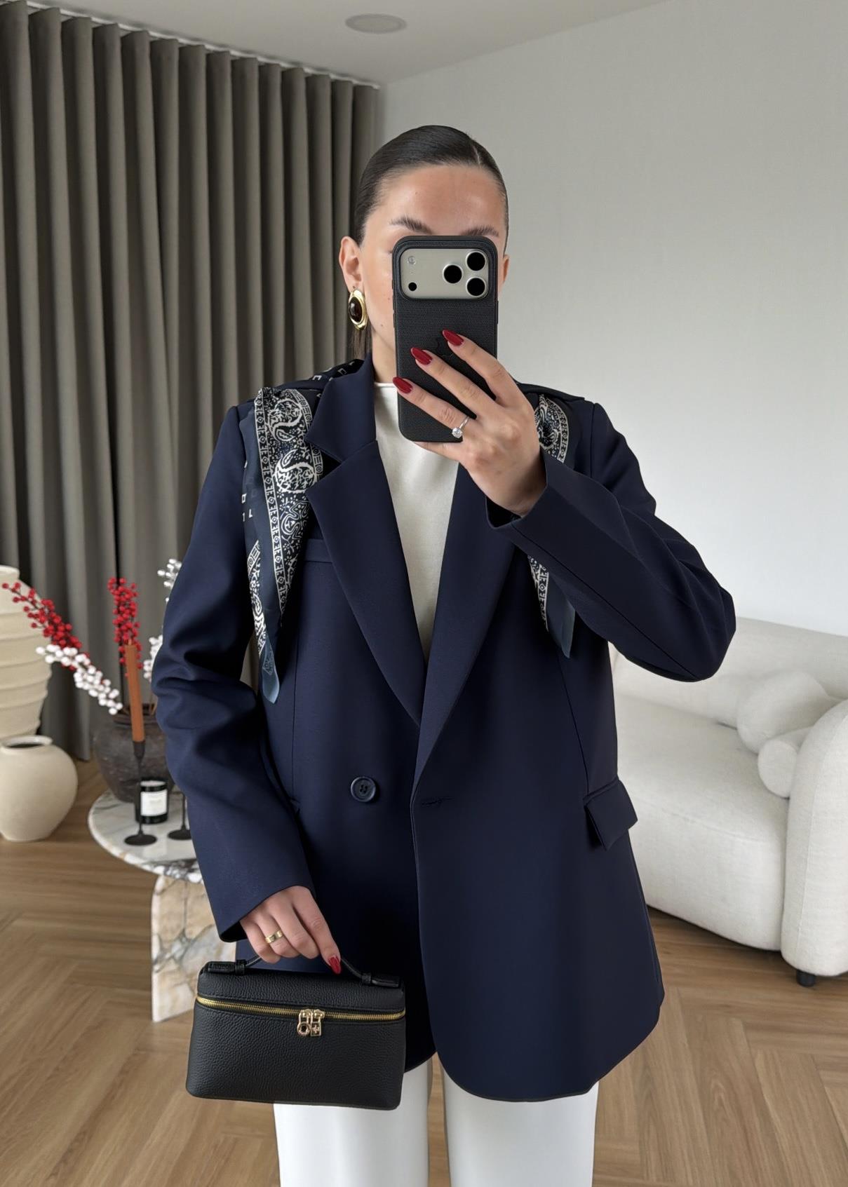 Mason Fularlı Blazer Ceket