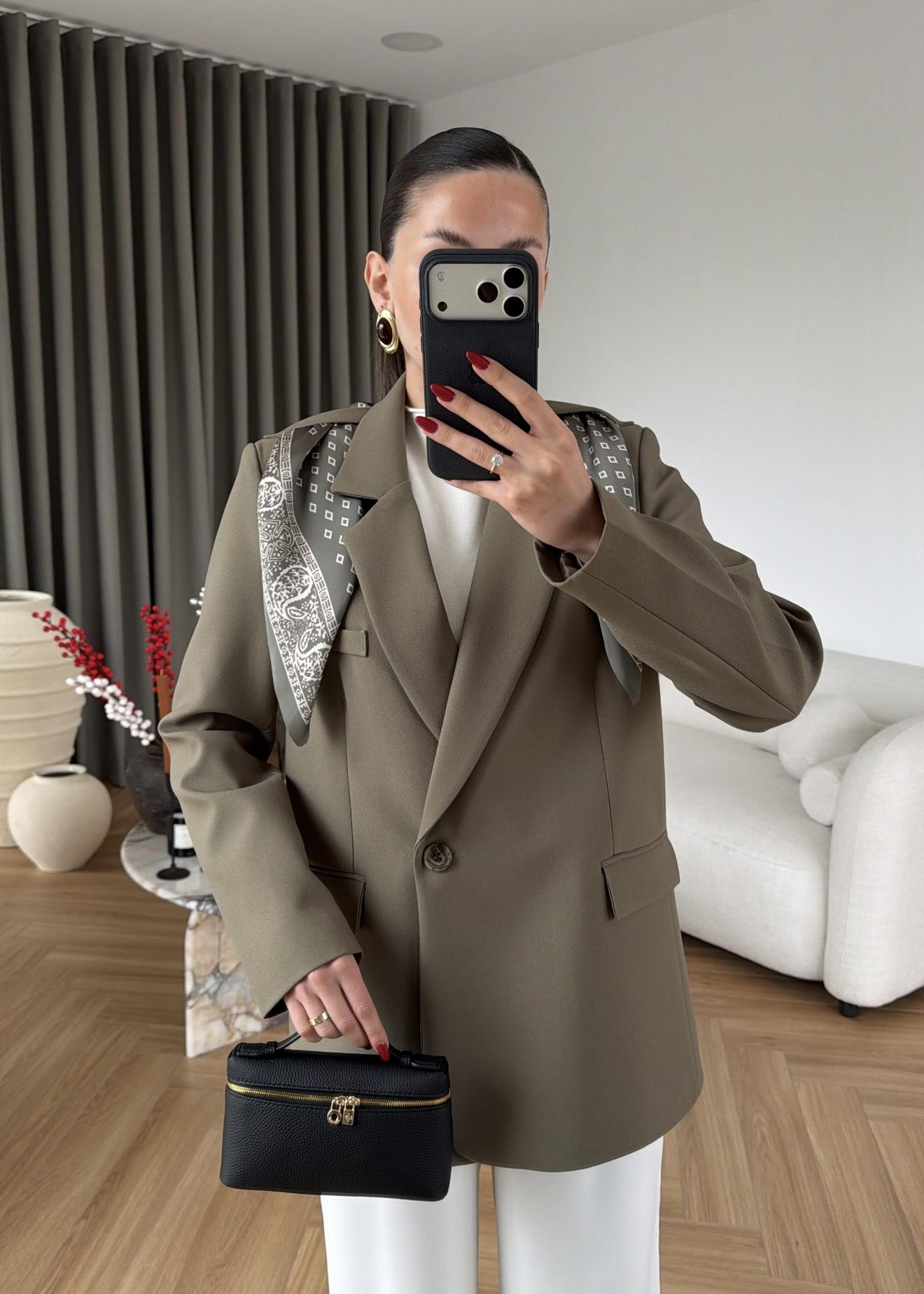 Mason Fularlı Blazer Ceket