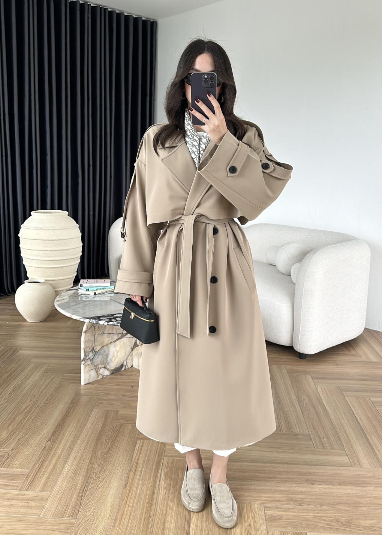 James Premium Oversize Trençkot