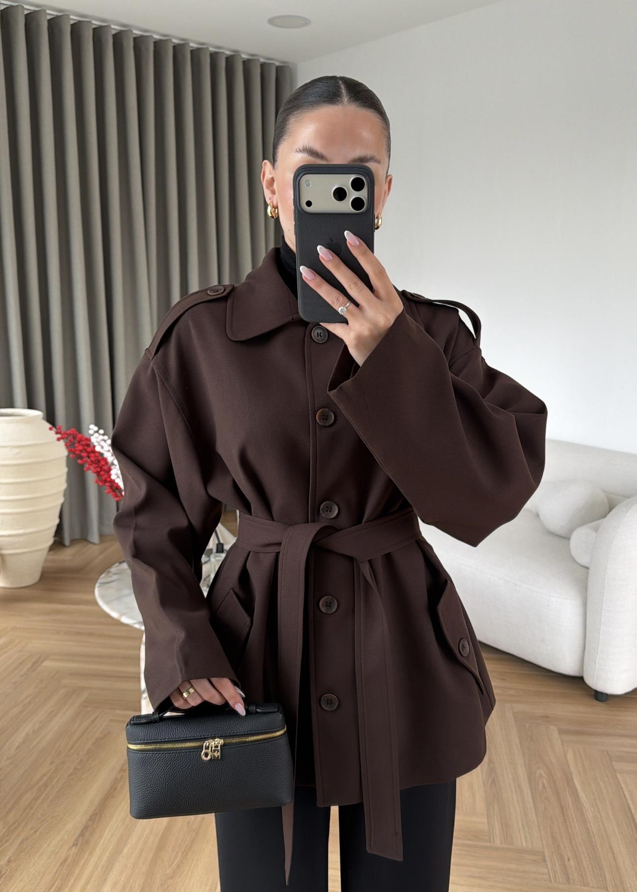 Julia Bağlamalı Trençkot