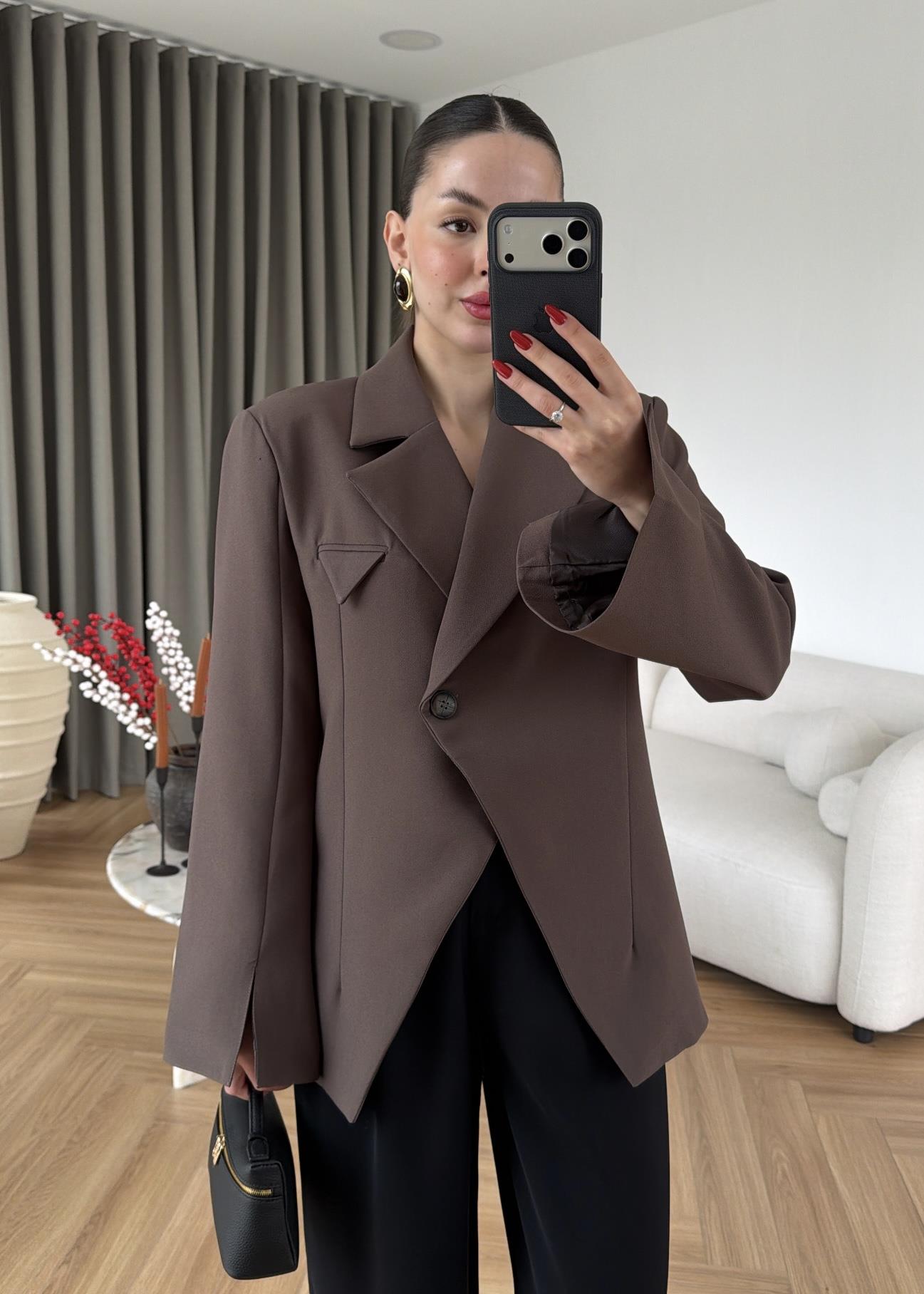 Asimetrik Kesim Blazer