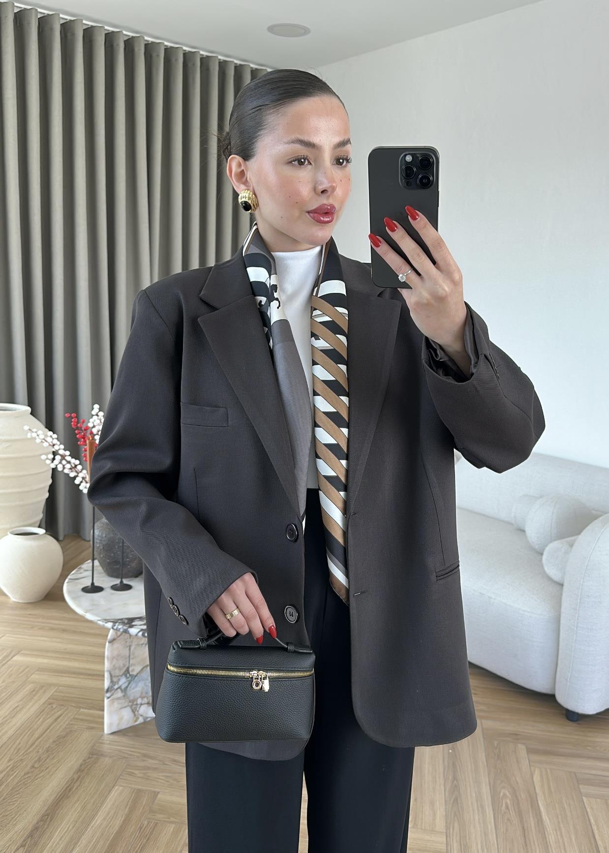 Maya Düz Blazer Ceket