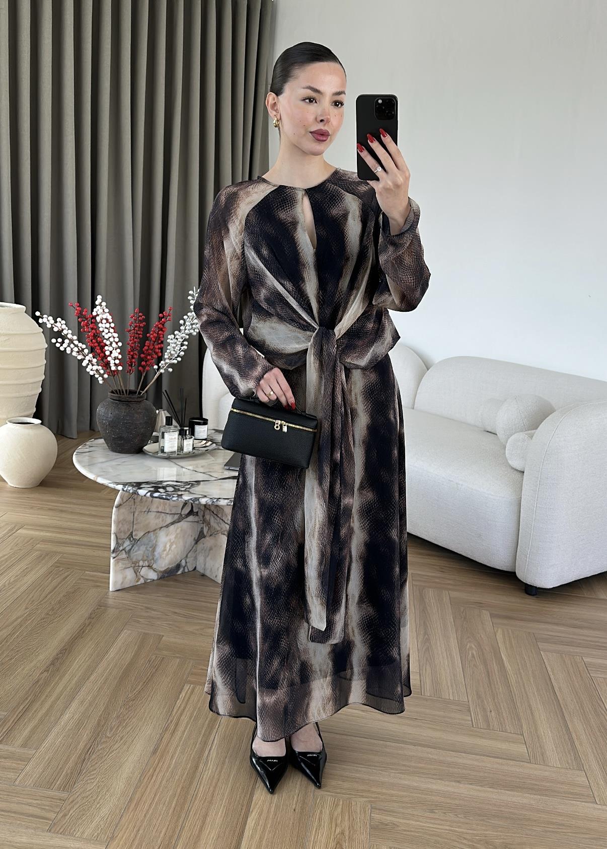 Monica Bağlamalı Elbise