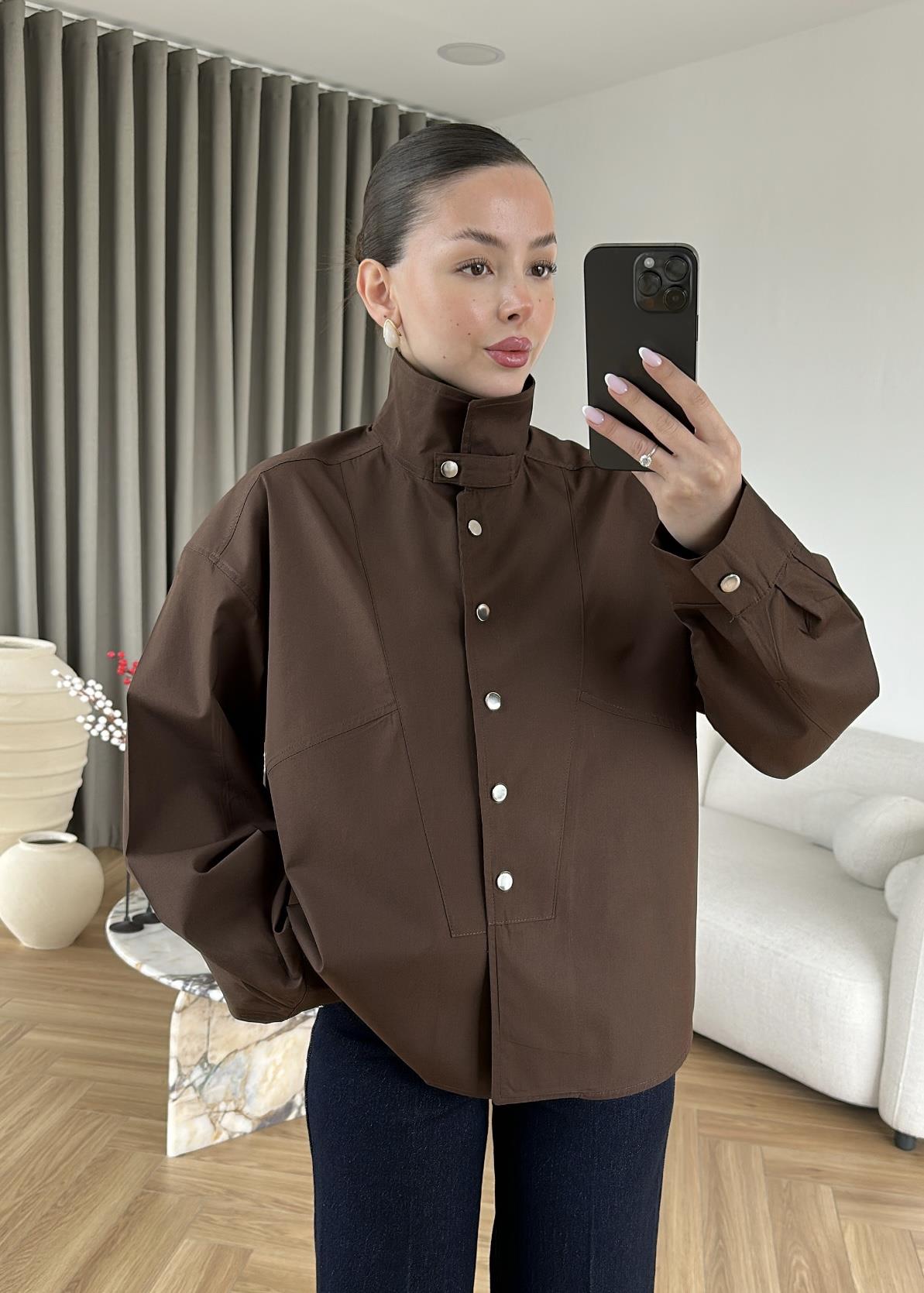 Botwing Çıtçıtlı Gömlek