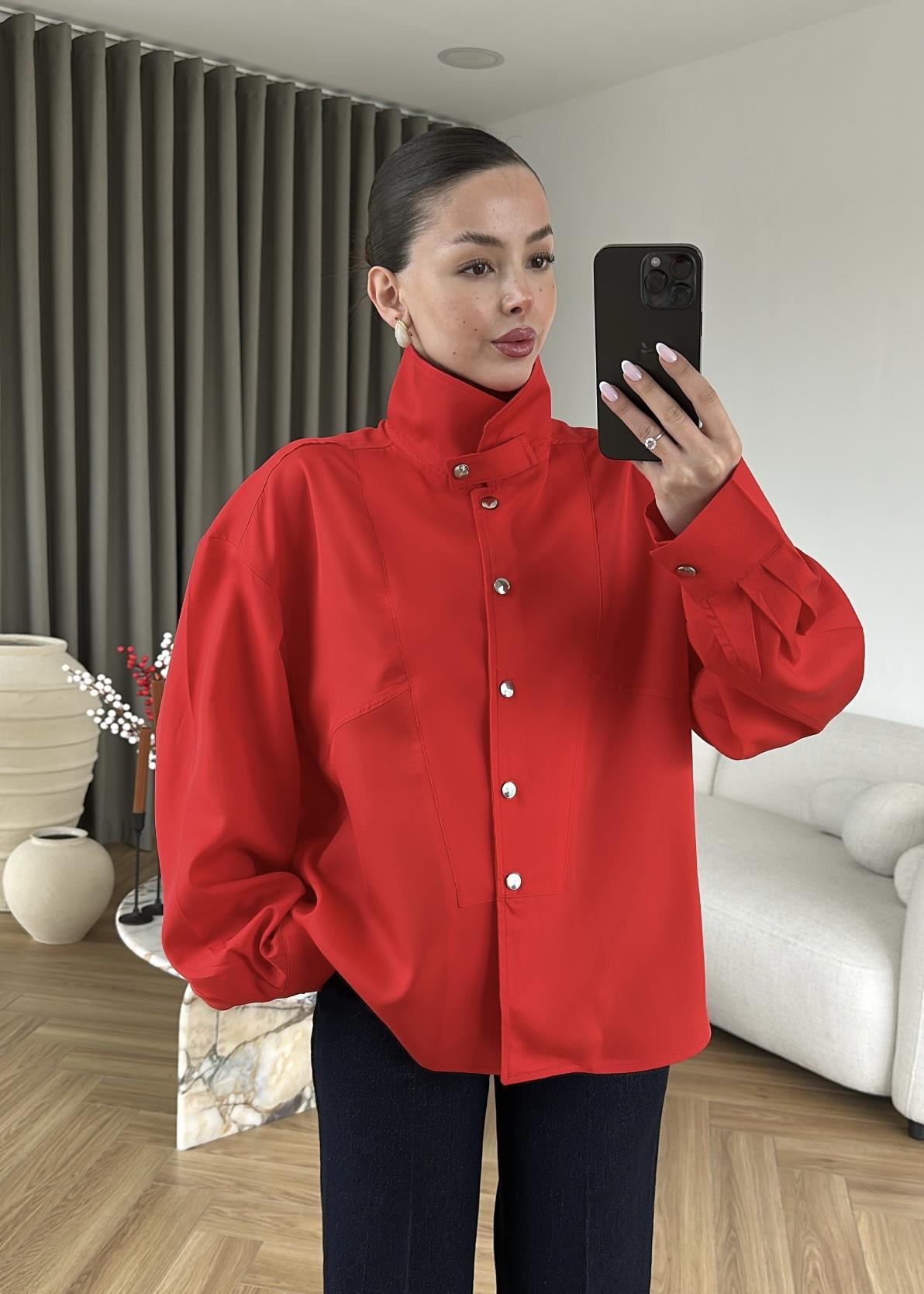 Botwing Çıtçıtlı Gömlek