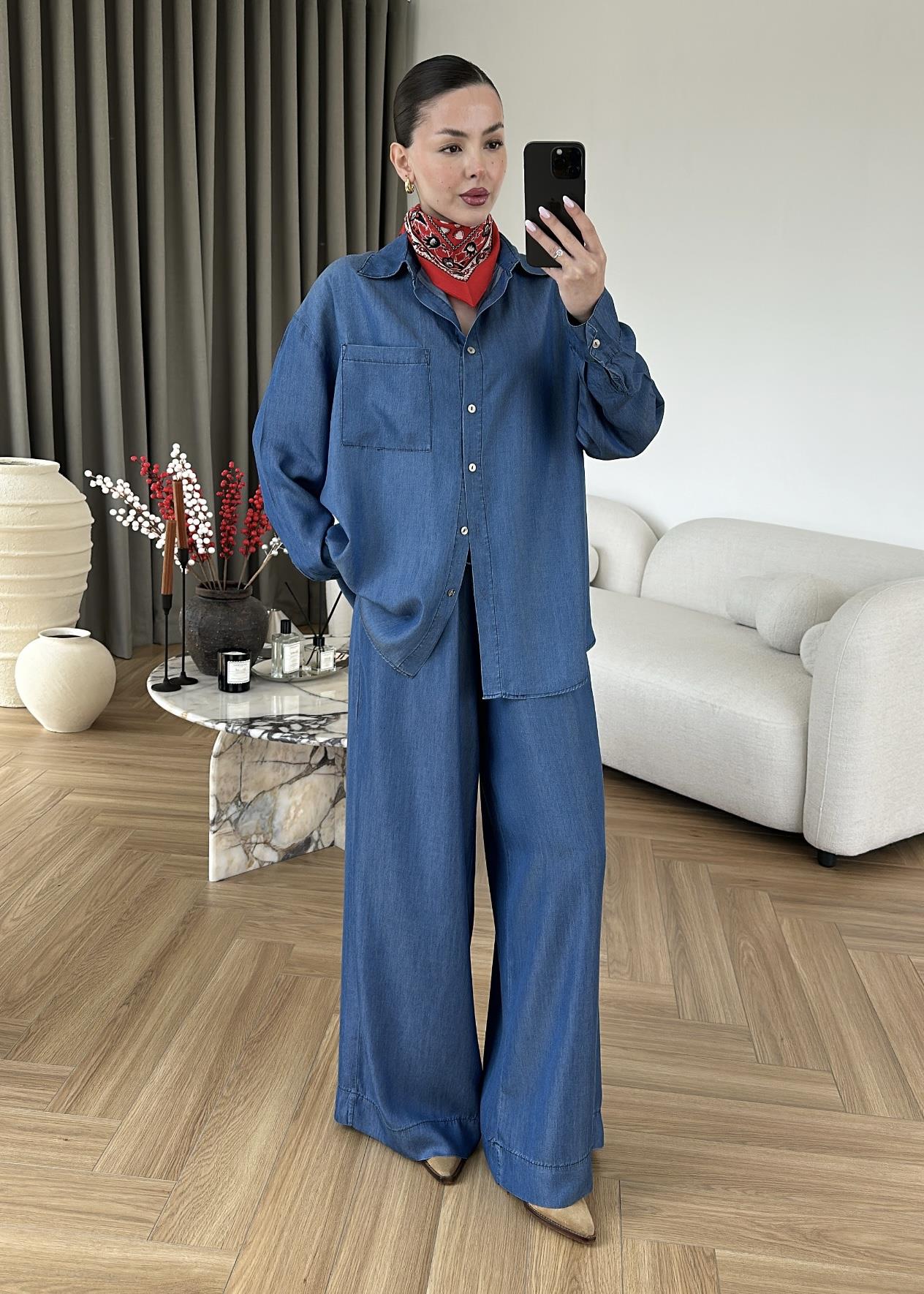 Denim Tensel Takım