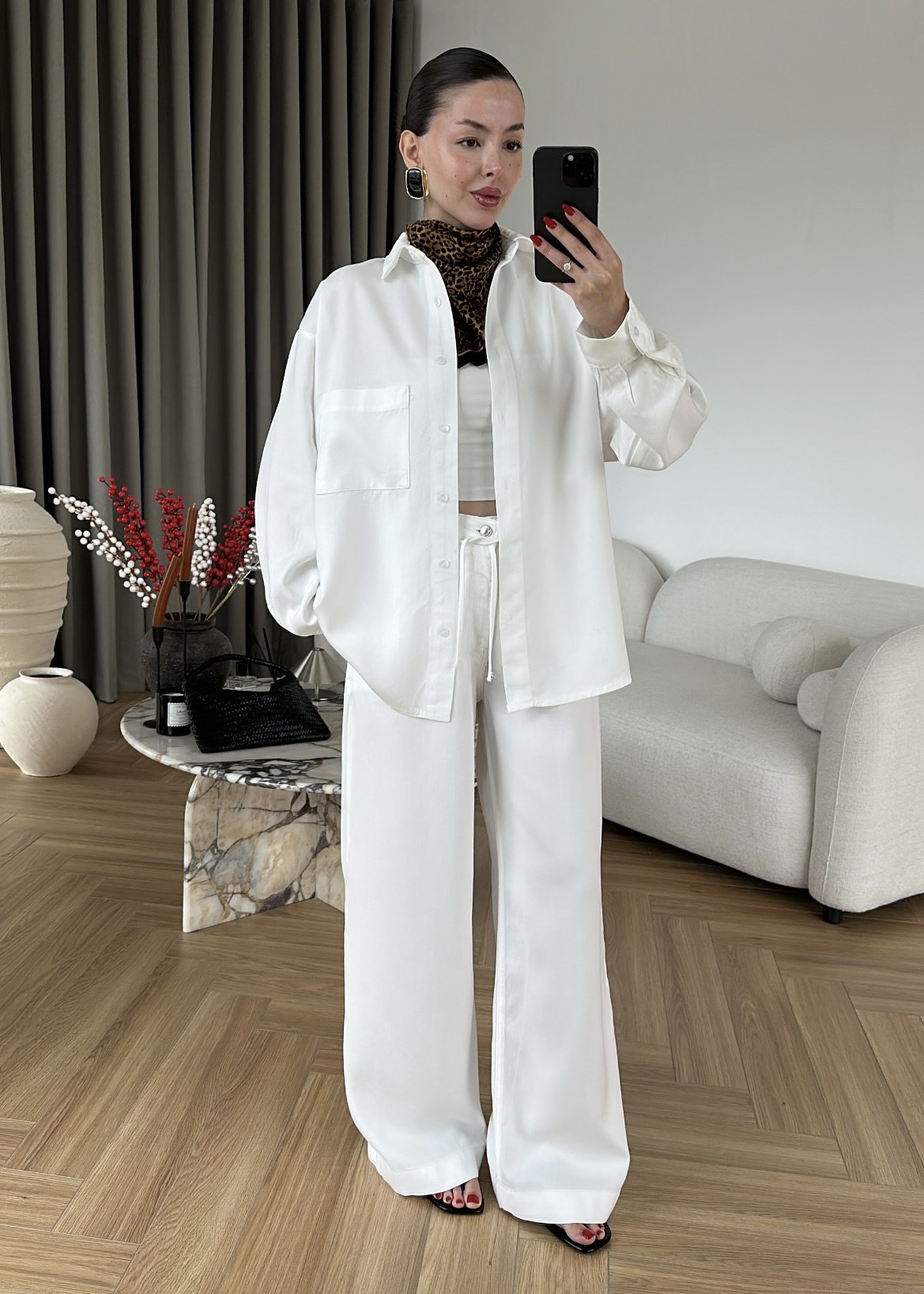 Lavender Denim Tensel Takım