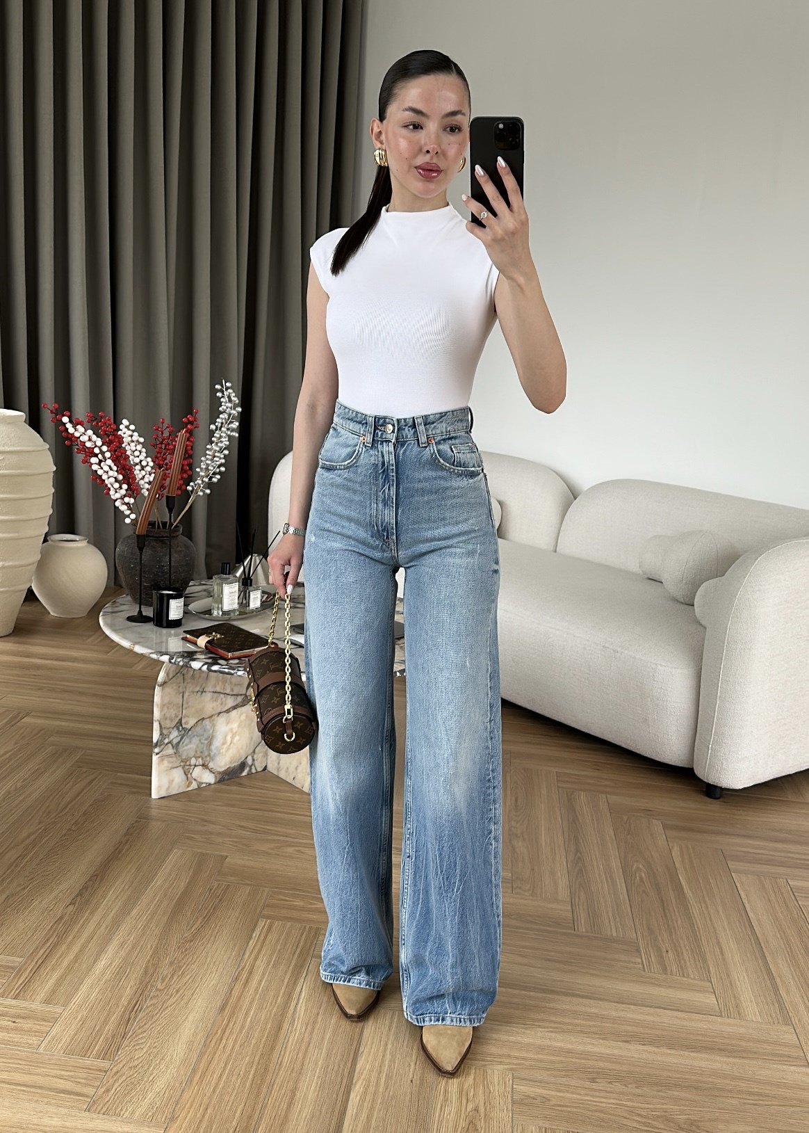 Hannas Yüksek Bel Jean