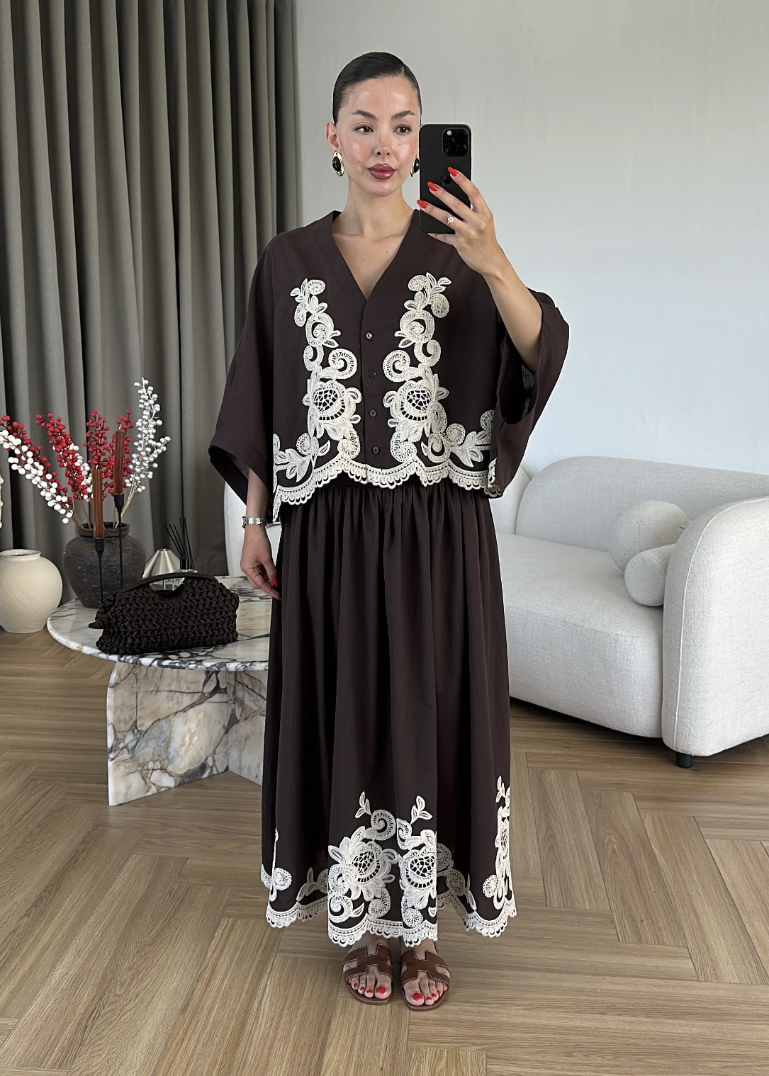 Nakışlı Yarasa Kol Takım