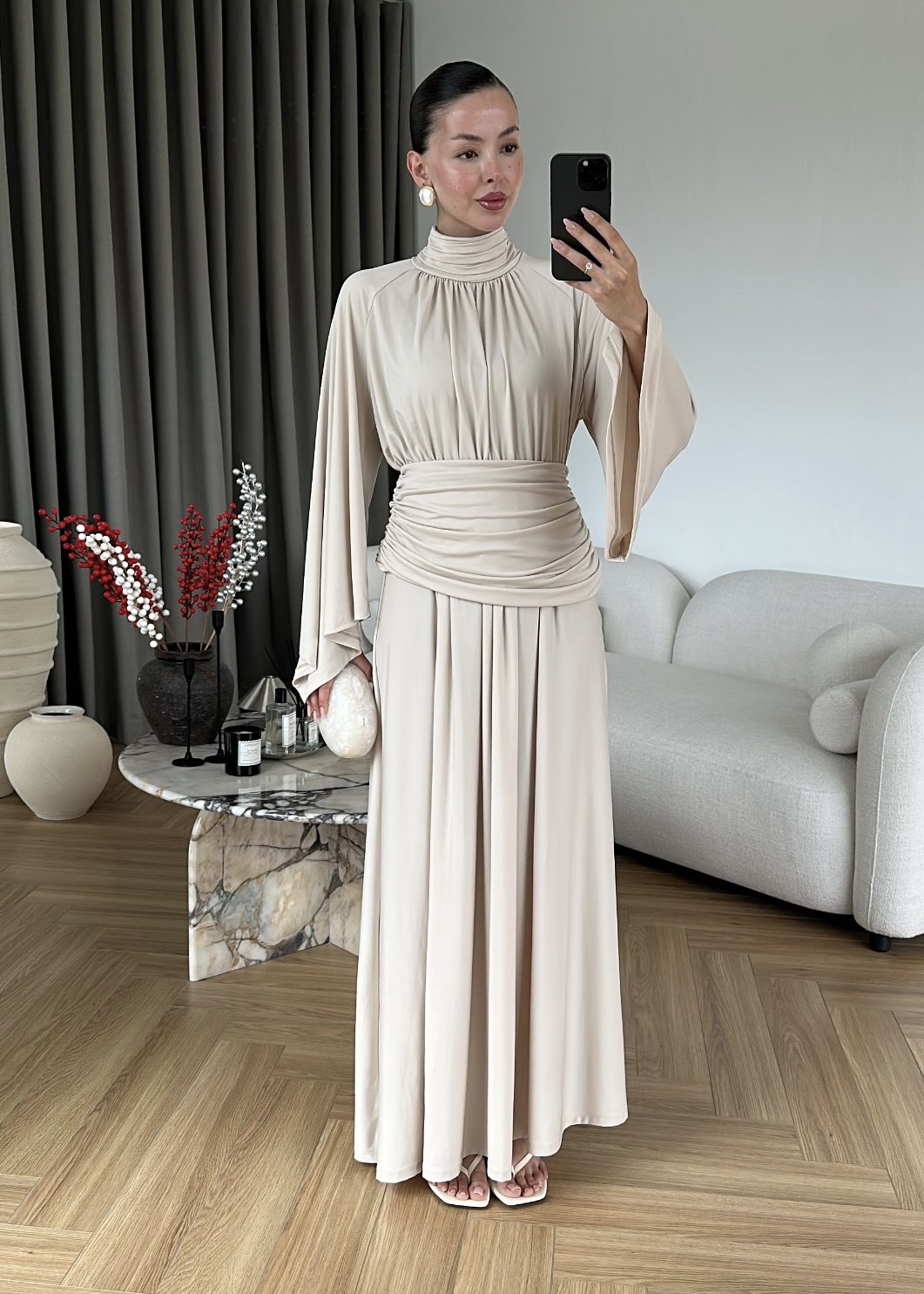 Drapeli Premium Elbise