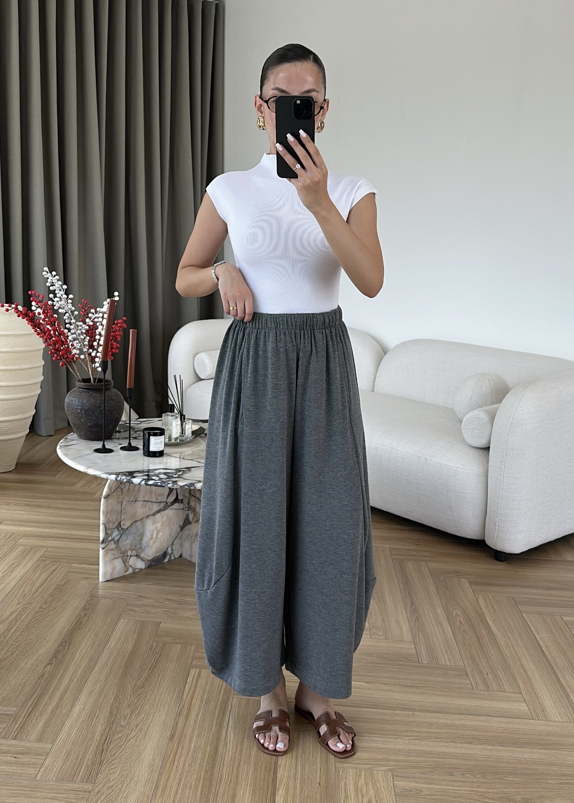 Yan Parçalı Eşofman Pantolon