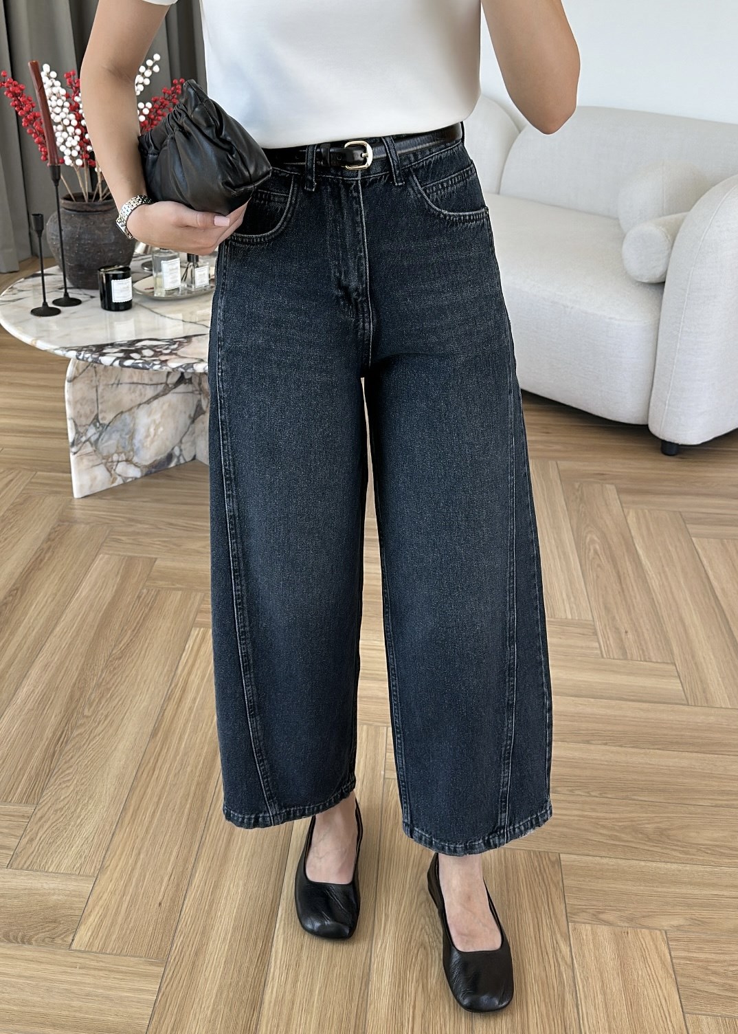 Barrel Parçalı Jean