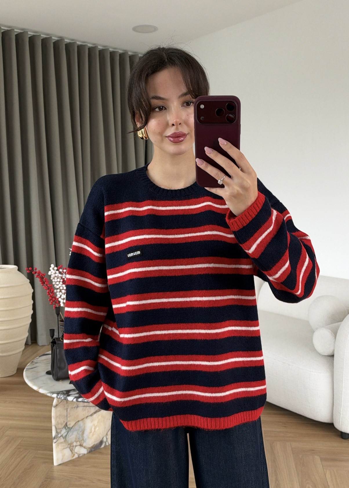 Lina Çizgili Muadil Kazak