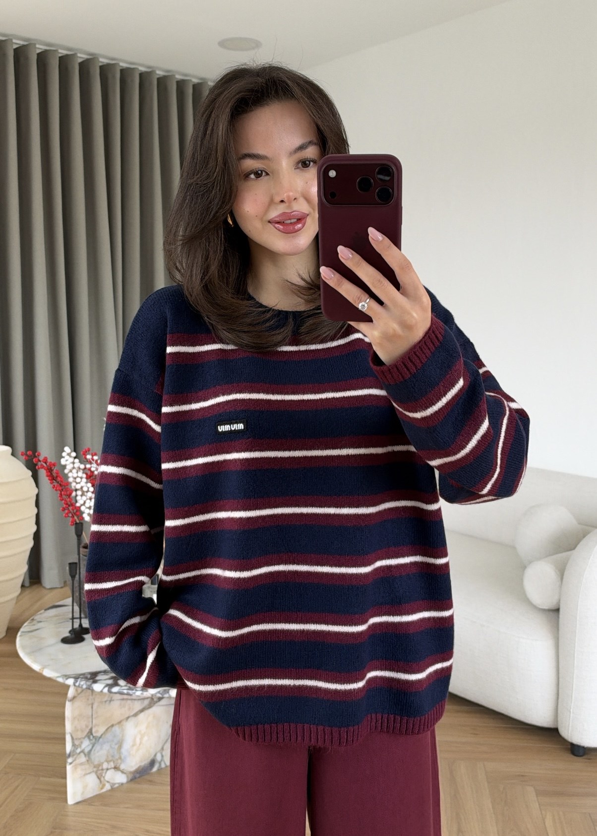 Lina Çizgili Muadil Kazak