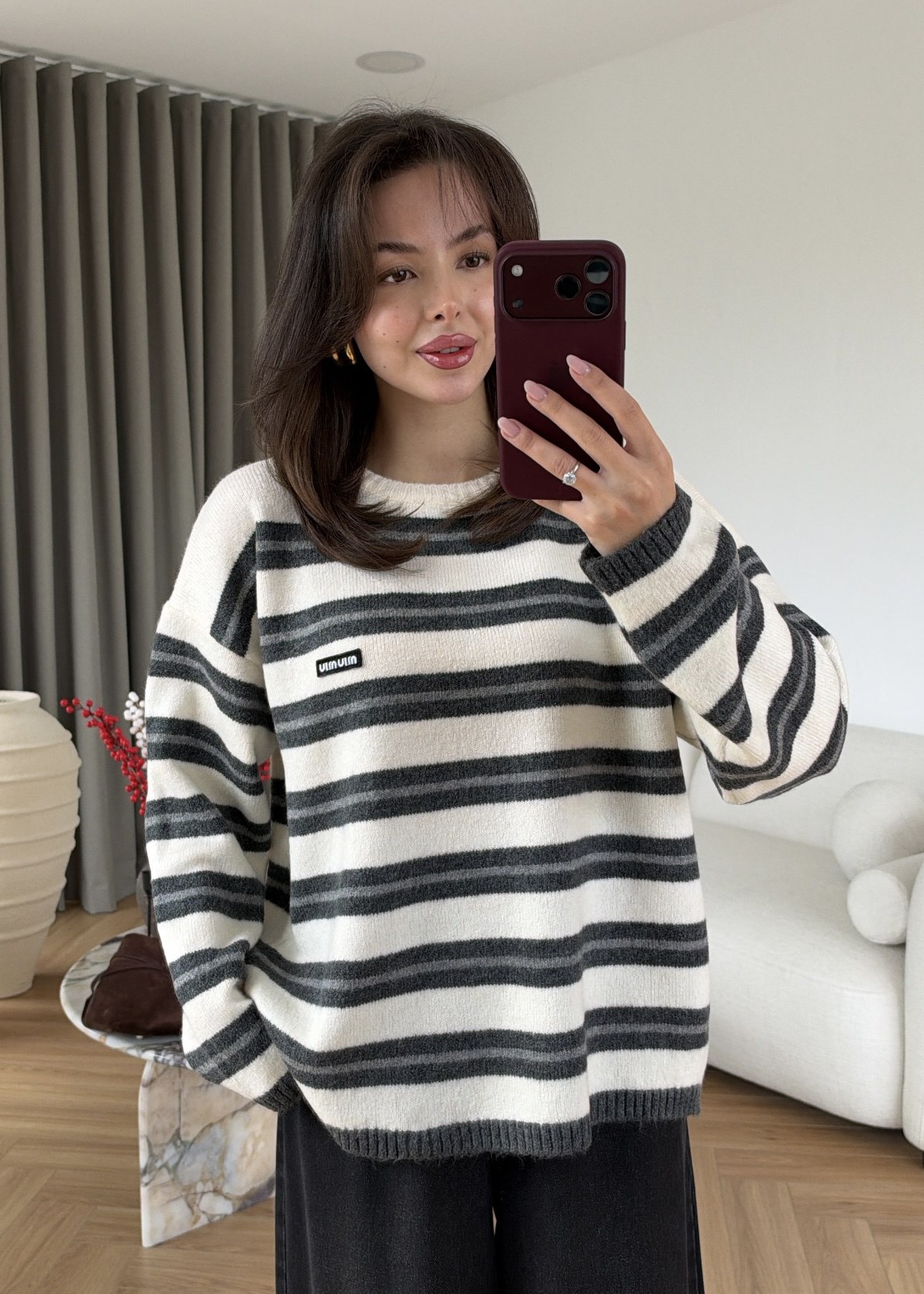 Lina Çizgili Muadil Kazak