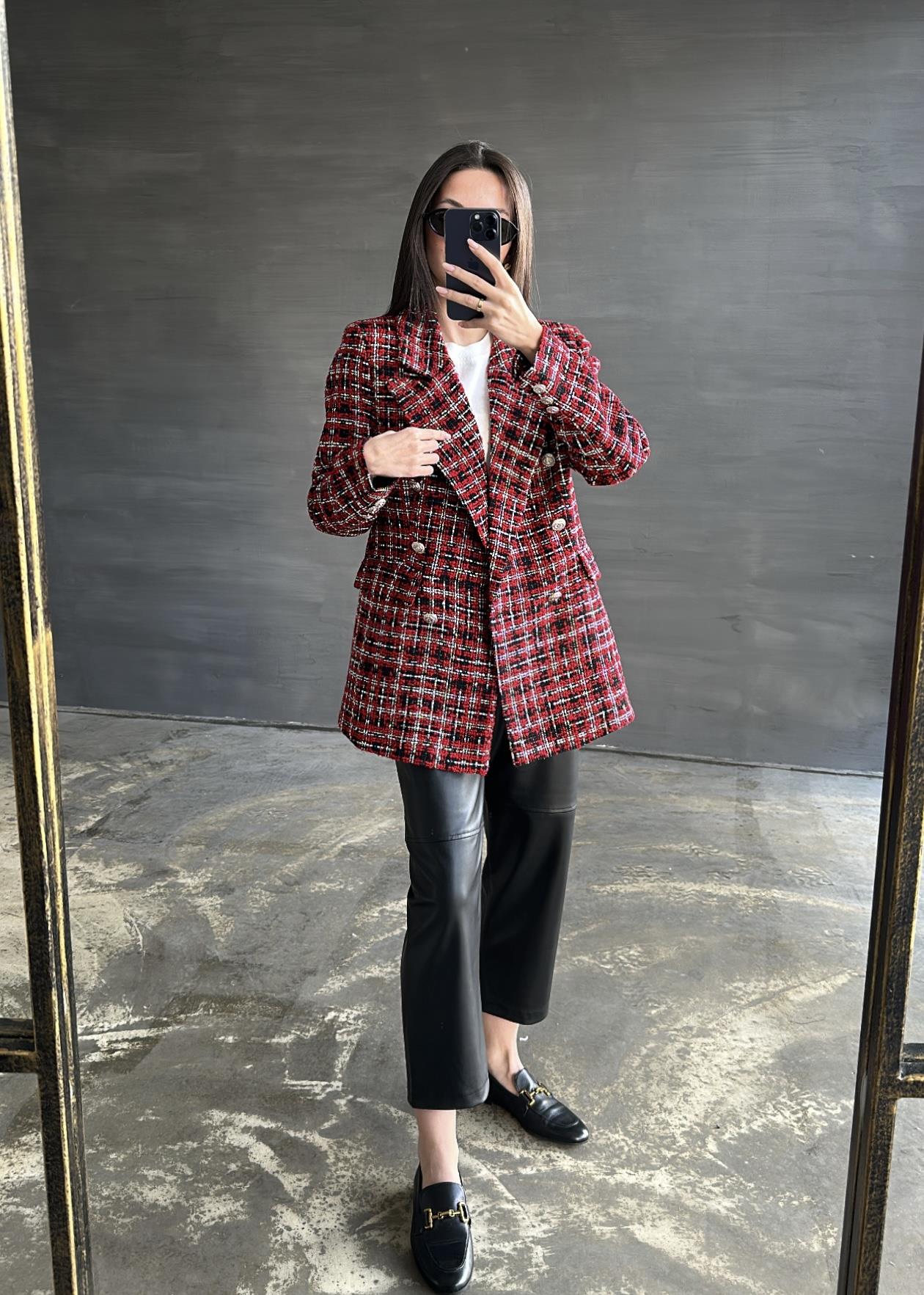 Tüvit Sim Geçişli Blazer