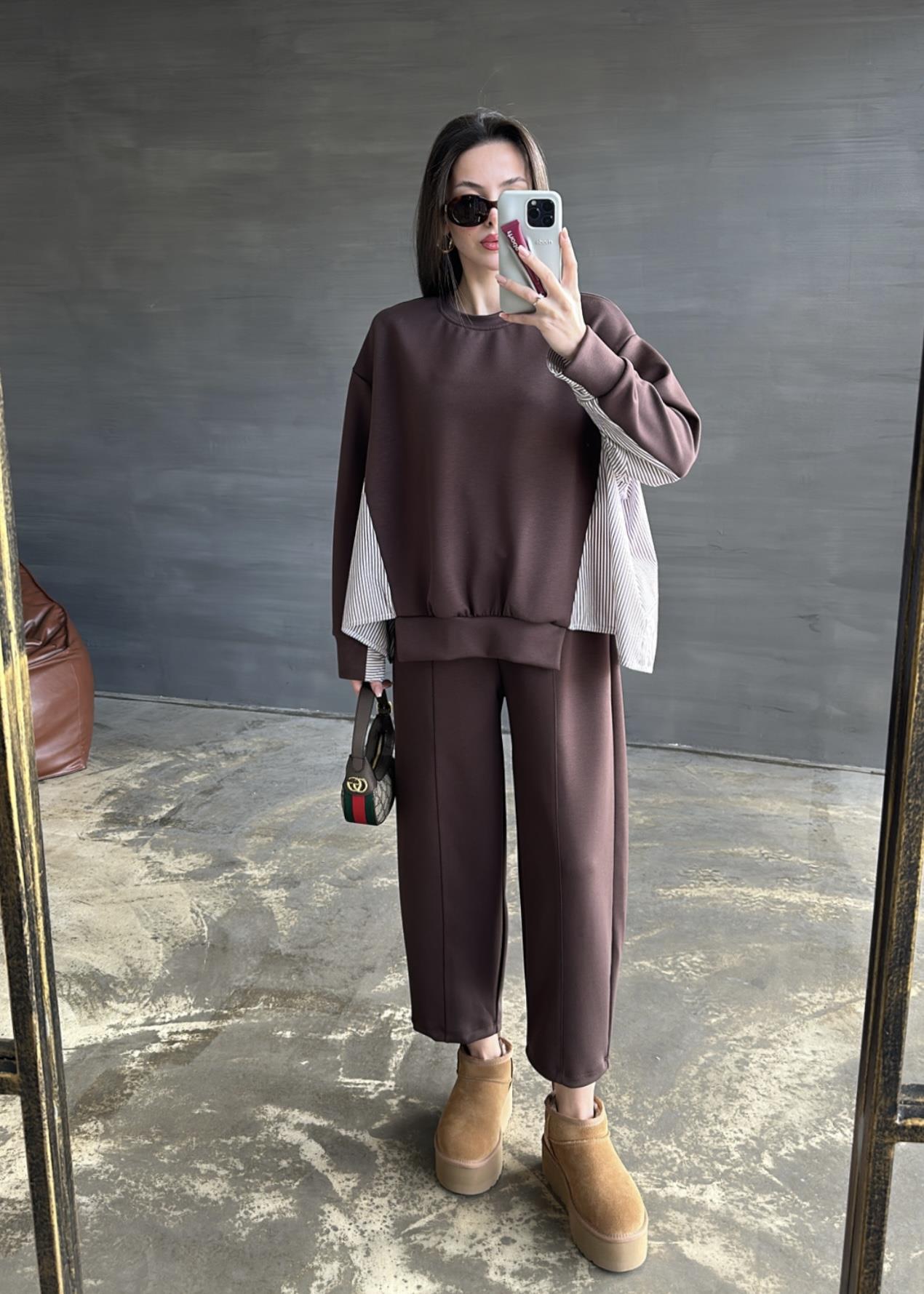 Garnili Modal Sweat Pantolon Takım