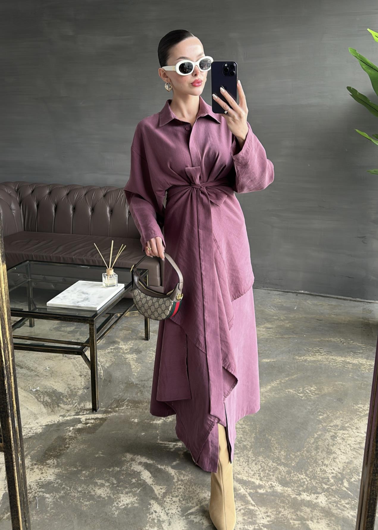 Kimono Detay Elbise