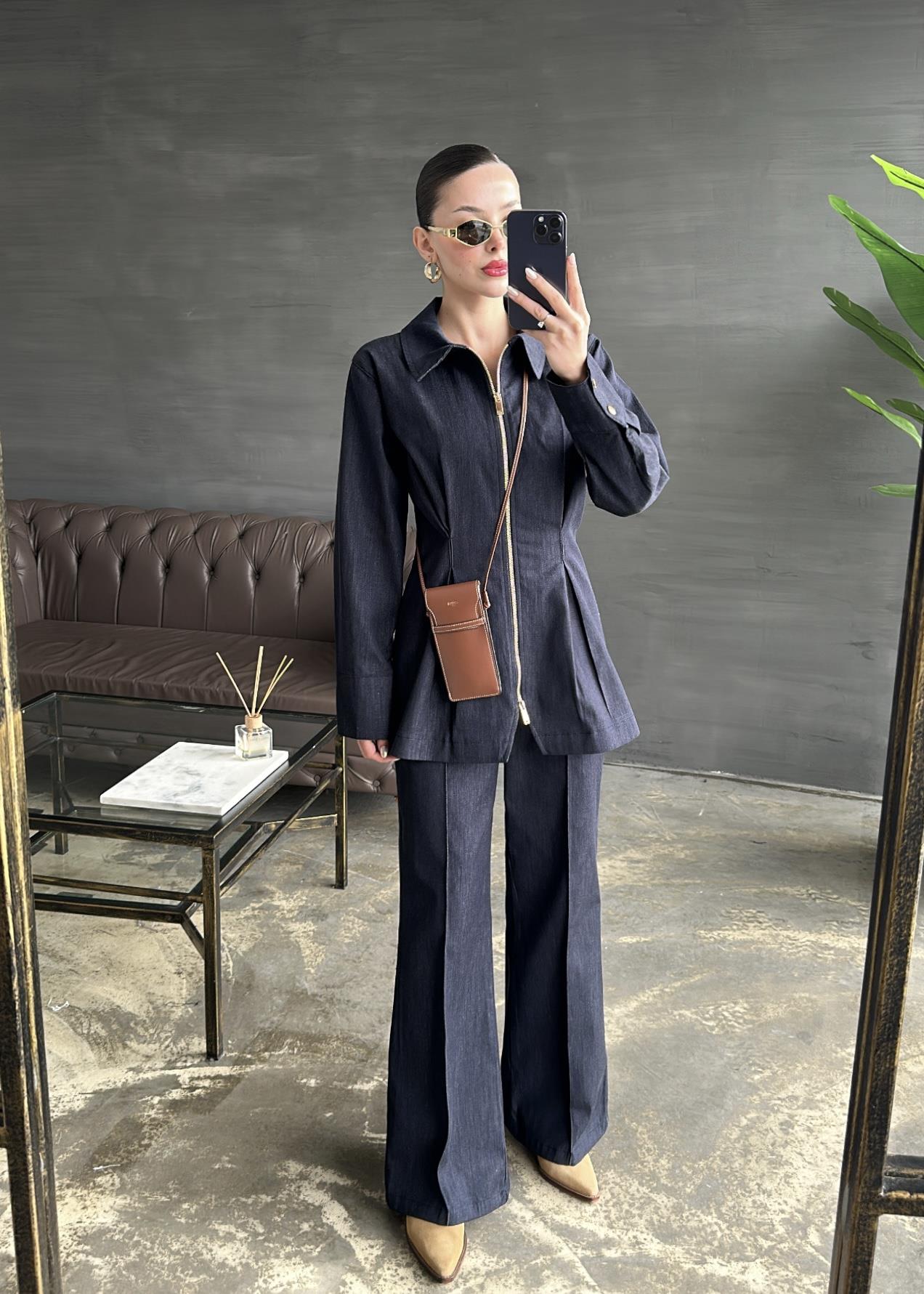 Pensli Denim Takım