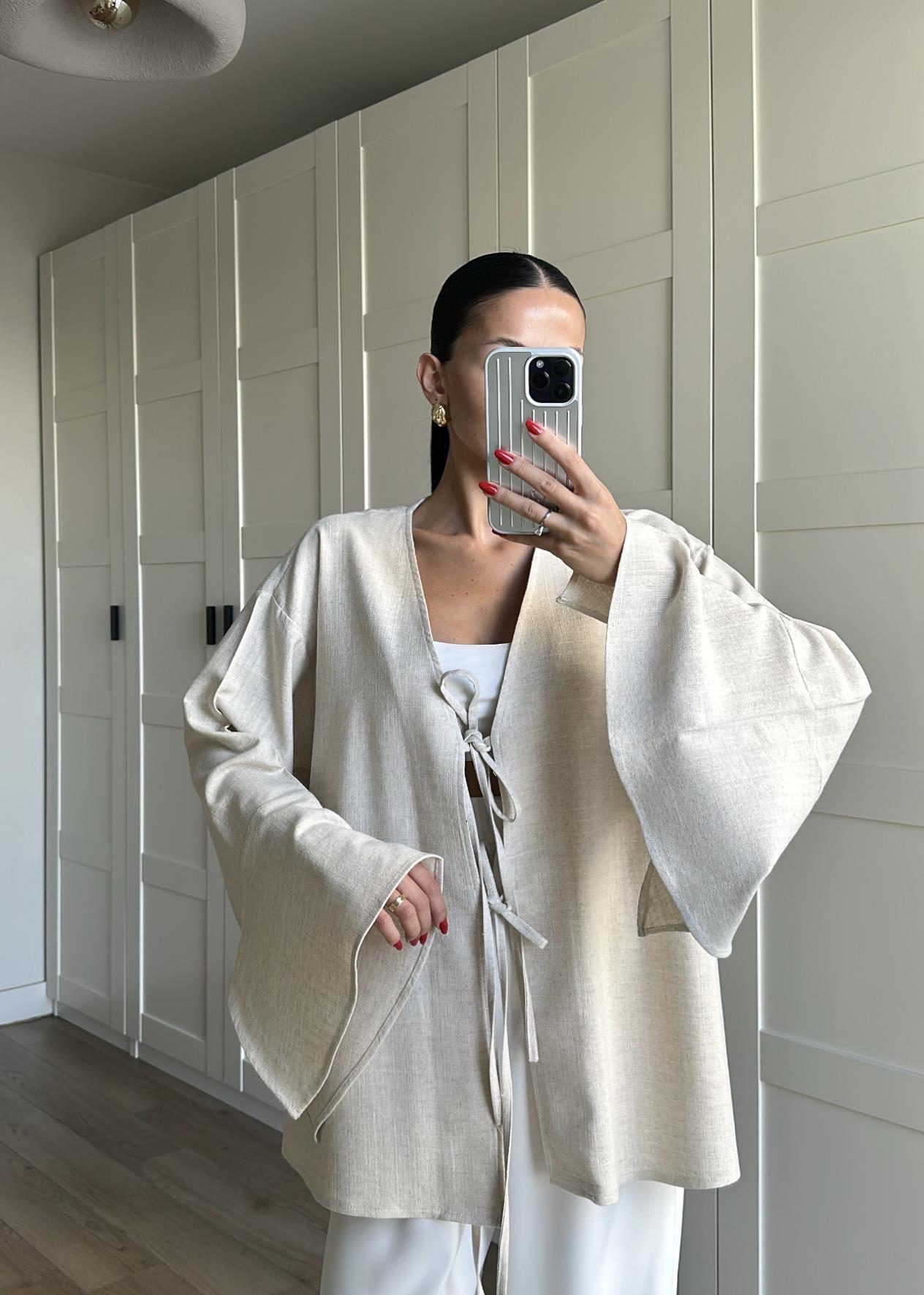 Efil Keten Kimono
